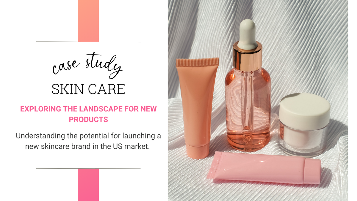 Skin Care Case Study cover of skin products