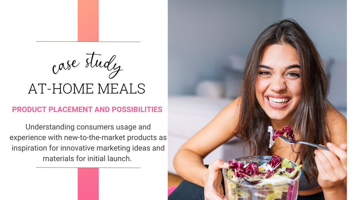 Case Study At-home Meals cover with woman smiling holding fruit bowl